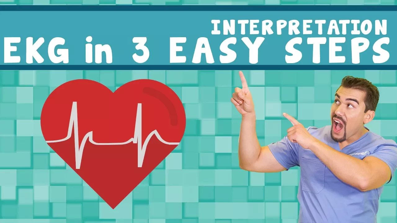 EKG interpretation - PQRST memory Trick - in 3 easy steps. Part 2