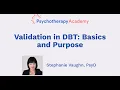 Validation in DBT Basics and Purpose