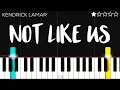 Kendrick Lamar - Not Like Us EASY Piano Tutorial
