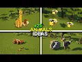Lagu MINECRAFT 25 Animals Build Hacks + (VOICE REVEAL)