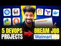 5 Real time DevOps projects that you should have in your resume Get the projects with resources