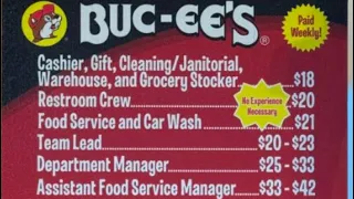 What does Buc ee s pay