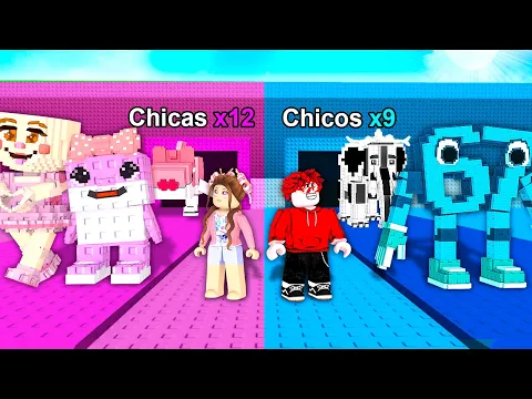 Video Thumbnail: Usé SUERTE INFINITA en 2 FILAS de CHICOS vs CHICAS en Steal a Brainrot