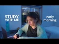 Lagu REAL TIME study with me (no music) I 2 hour productive session with breaks