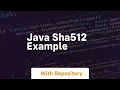 java sha512 example
