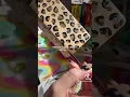 Painting ceramics leopard print vase