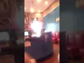 We were at the IHOP Eating Dinner