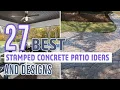 27 Best Stamped Concrete Patio Ideas and Designs