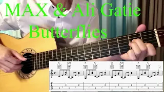 Download MAX \u0026 Ali Gatie - 'Butterflies' guitar tutorial MP3