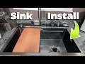 Lefton KS2207 Sink Install Review Waterfall Faucet LED Display Accessories Garbage Disposal