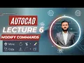 AutoCAD MODIFY Commands Full Guide MOVE COPY TRIM EXTEND OFFSET MIRROR ROTATE