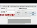 how to create student information management system in vb net with access database and installer