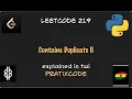 Contains Duplicate II - Leetcode 219