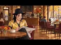 Michael Jackson Jazz Tribute ☕ Snoopy’s Surprise Café Meeting | Cozy Autumn Jazz