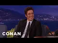 Benicio Del Toro s Disneyland Trip With Rod Stewart CONAN on TBS