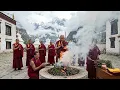 Cozy Tibetan Monastery in the Clouds | Deep Monk Chant for Sleep, Stress Relief & Inner Peace
