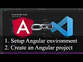 Create Angular project in Visual Studio Code