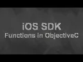 iOS SDK Functions in ObjectiveC