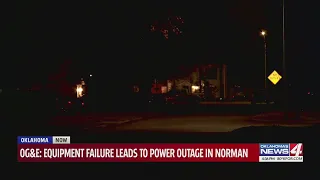 OG E Equipment failure leads to power outage in Norman