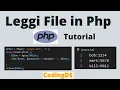 Leggi file in Php - Fgets Feof Fclose