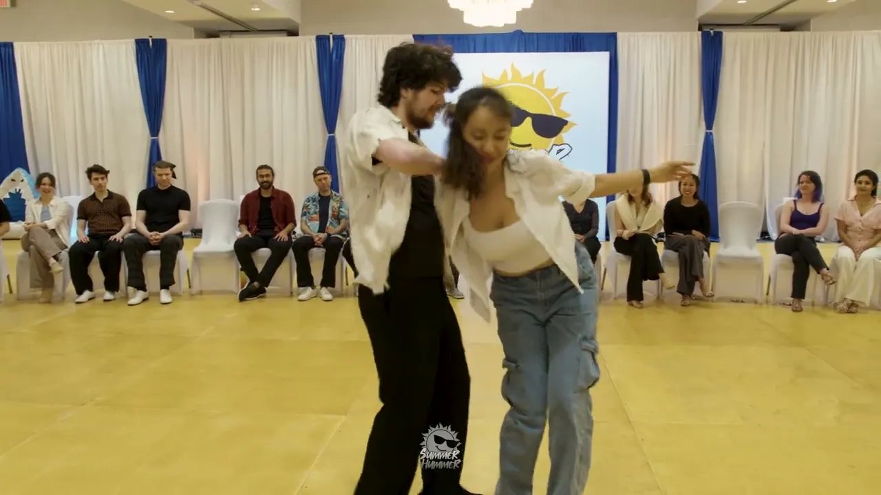 Eliot Heinrich and Hyunhee Lee - 3rd place Advanced Jack&Jill Finals - Summer Hummer 2025