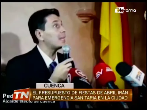 El presupuesto de fiestas de abril irán para emergencia sanitaria en la ciudad