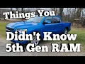 Things You Didn t Know About Your 5th Gen Ram Truck