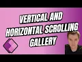 Horizontal and Vertical scrollable Gallery in Power Apps