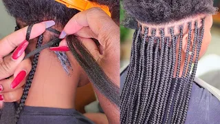 HOW TO BOX BRAIDS Short Hair