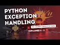 Python Exception Handling Explained A to Z in Tamil Try Except Finally with Examples
