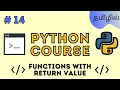 Functions with return value - Python Complete Course Tamil Productivv Academy