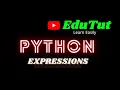 Expressions Python Programming Language EduTut Learn Easily in Tamil
