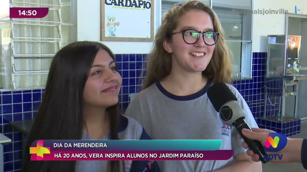 Dia da Merendeira: há 20 anos, Vera inspira alunos no Jardim Paraíso