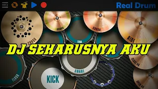 Download DJ COBA KAU INGAT INGAT KEMBALI TIK TOK VIRAL 2021_ DJ SEHARUSNYA AKU REMIX (REAL DRUM COVER) MP3