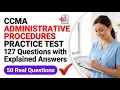 CCMA Administrative Procedures Practice Test Master All 127 Questions with Clear Explained Answers