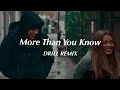 Download Lagu More Than You Know - Axwell \u0026 Ingrosso (Official DRILL Remix)