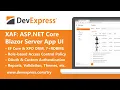 Blazor Web Apps with ASP NET Core C and DevExpress XAF Cross-Platform NET App UI