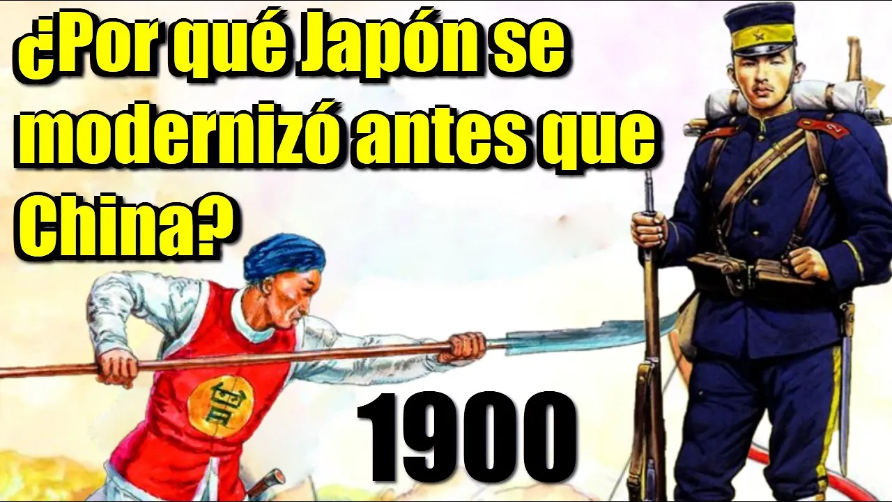 ¿Por qué Japón 🇯🇵 se modernizó con éxito antes que China 🇨🇳?🤔🤔