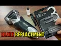 How to replace The Panasonic electric shaver head blades and foil