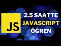 Yeni Baslayan Kisiler Icin 2 5 Saatte JAVASCRIPT Egitimi