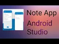 how to create Notes app in Android studio Java and Permanent Storage 2021 bangla