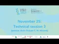 BSB 2021 - November 25 Technical session 3