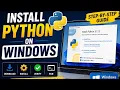 How to Install Python on Windows Latest Python Setup for Beginners Telugu