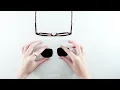 How to replace Tommy Hilfiger TH Sun Rx 43 lenses - Installation instructions from The Sunglass Fix