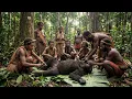 Lagu Indian MONKEY | Korowai Rainforest Survival: Treehouse Life, Sago \u0026 Wildlife Doc 4K (AI FICTIONAL)!
