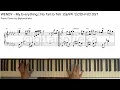 WENDY - My Everything | No Tail to Tell  오늘부터 인간입니다만 OST | Piano Sheet | Chord | Tutorial