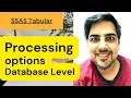 SSAS Tabular Model Processing options - Database Level