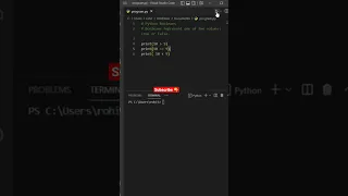 Python Booleans Booleans In Python Python Tutorial