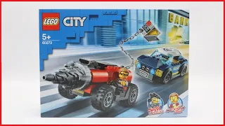 LEGO City 60273 Elite Police Driller Chase Speed Build Review