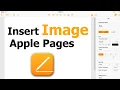 How to insert picture in Apple Pages